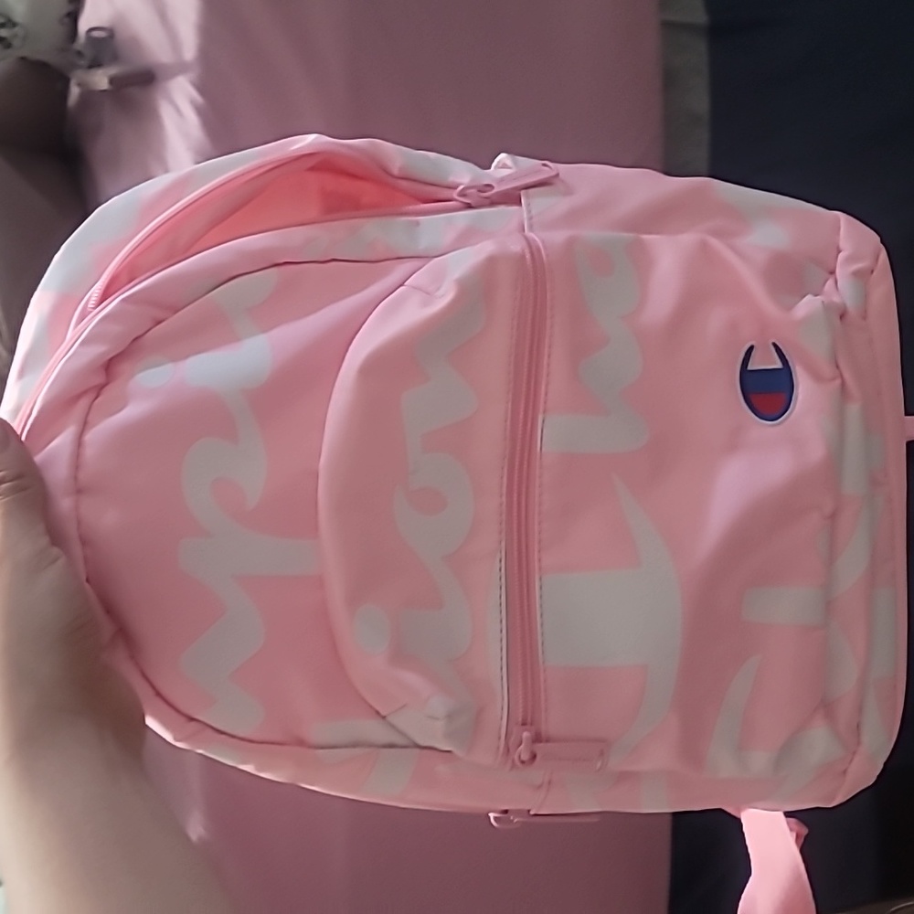 Champion mini baby pink backpack